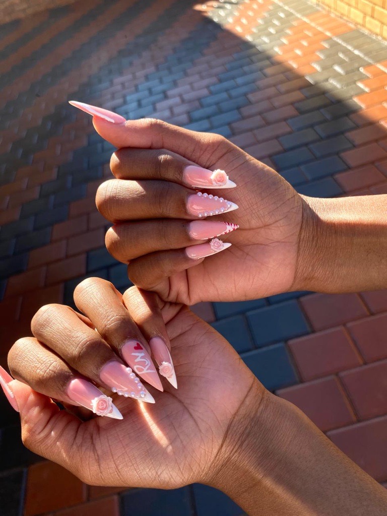 Acrylic nail design (2)